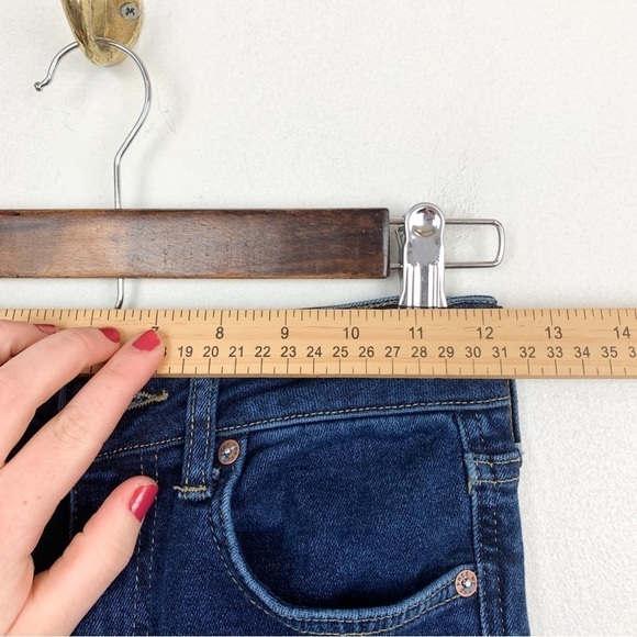 Free People We the Free Dark Wash Denim High Waisted Jeans Sz 24 - Picture 7 of 9